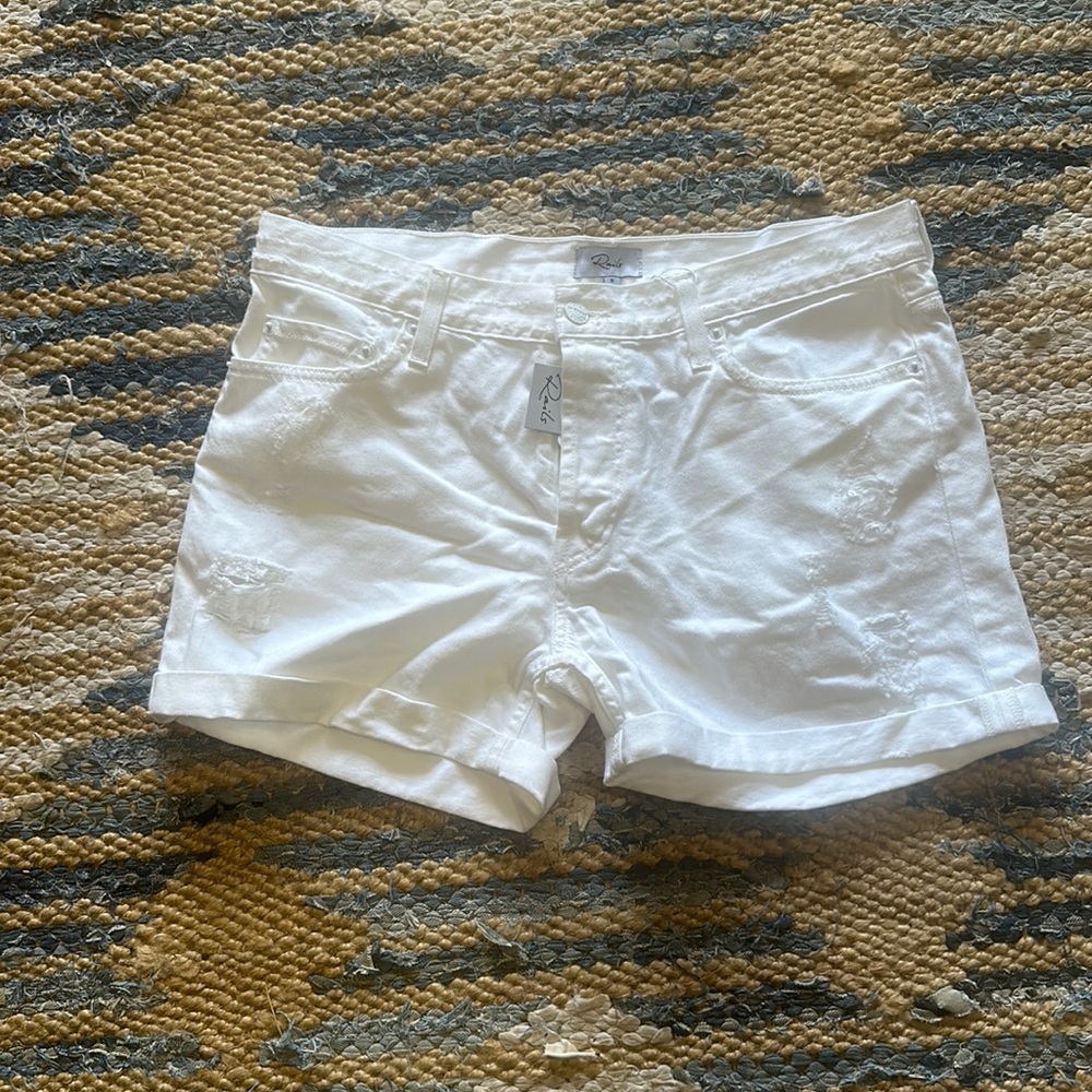 Rails white shorts